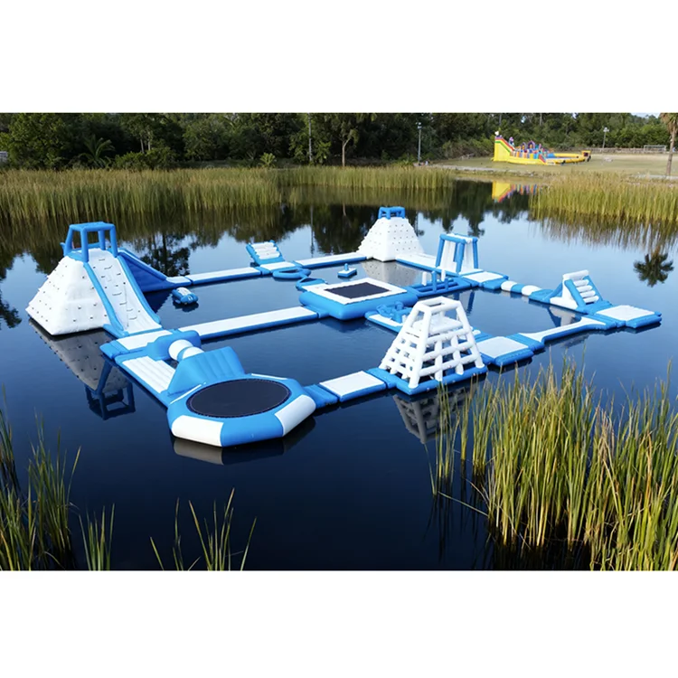Custom Design Commercial Inflatable Floating Game Crazy Water Park Amusement Equipment Sea Playground