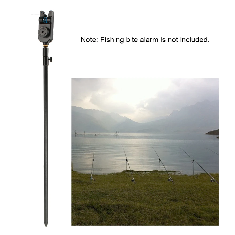 48-75cm Extending Aluminum Alloy Fishing Bankstick Adjustable Carp Fishing Bank Stick Fishing Rod Pod Rest for Bite Alarm view 3