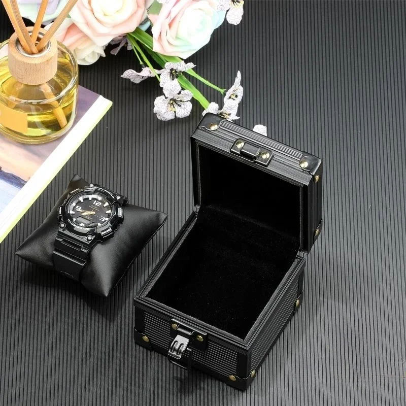 

Luxury Watches Box Single High End Original Watches Jewellery Display Box Acrylic Watch Collection Flip Cover Table Holder Case