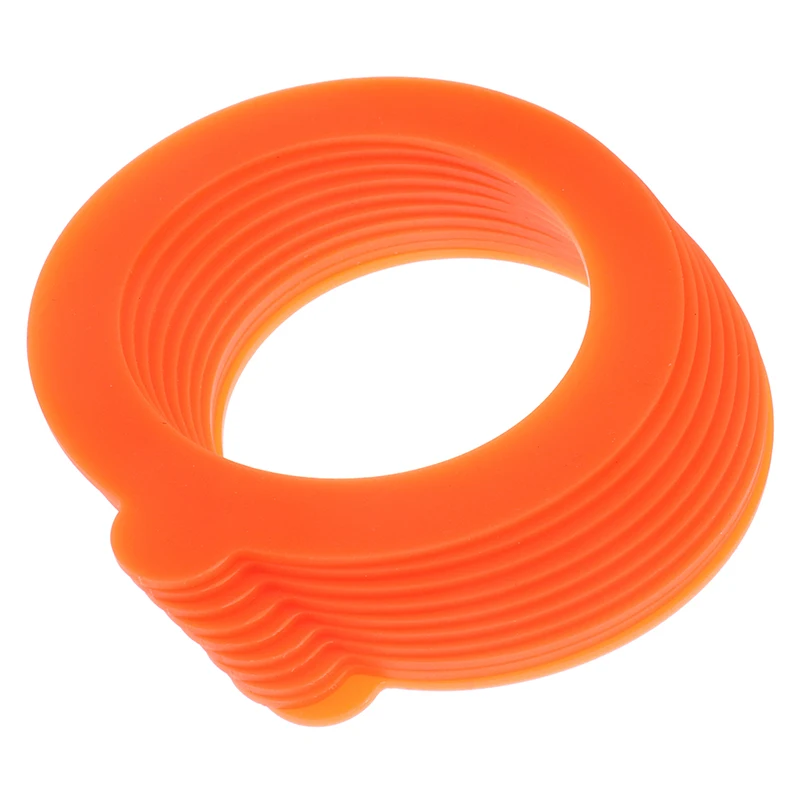 Wholesale 10Pcs Silicone Jar Gaskets Food Storege Jars Airtight Leak-Proof Seals Ring