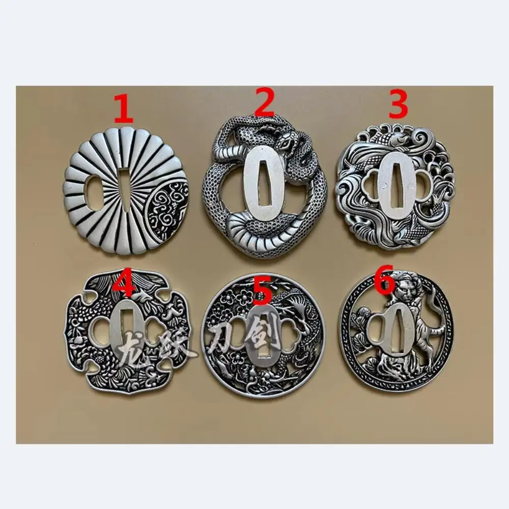 Beautiful Alloy Guard Tsuba Usually Used For Japanese Samurai Katana Sword Wakizashi Tanto Sword Katana