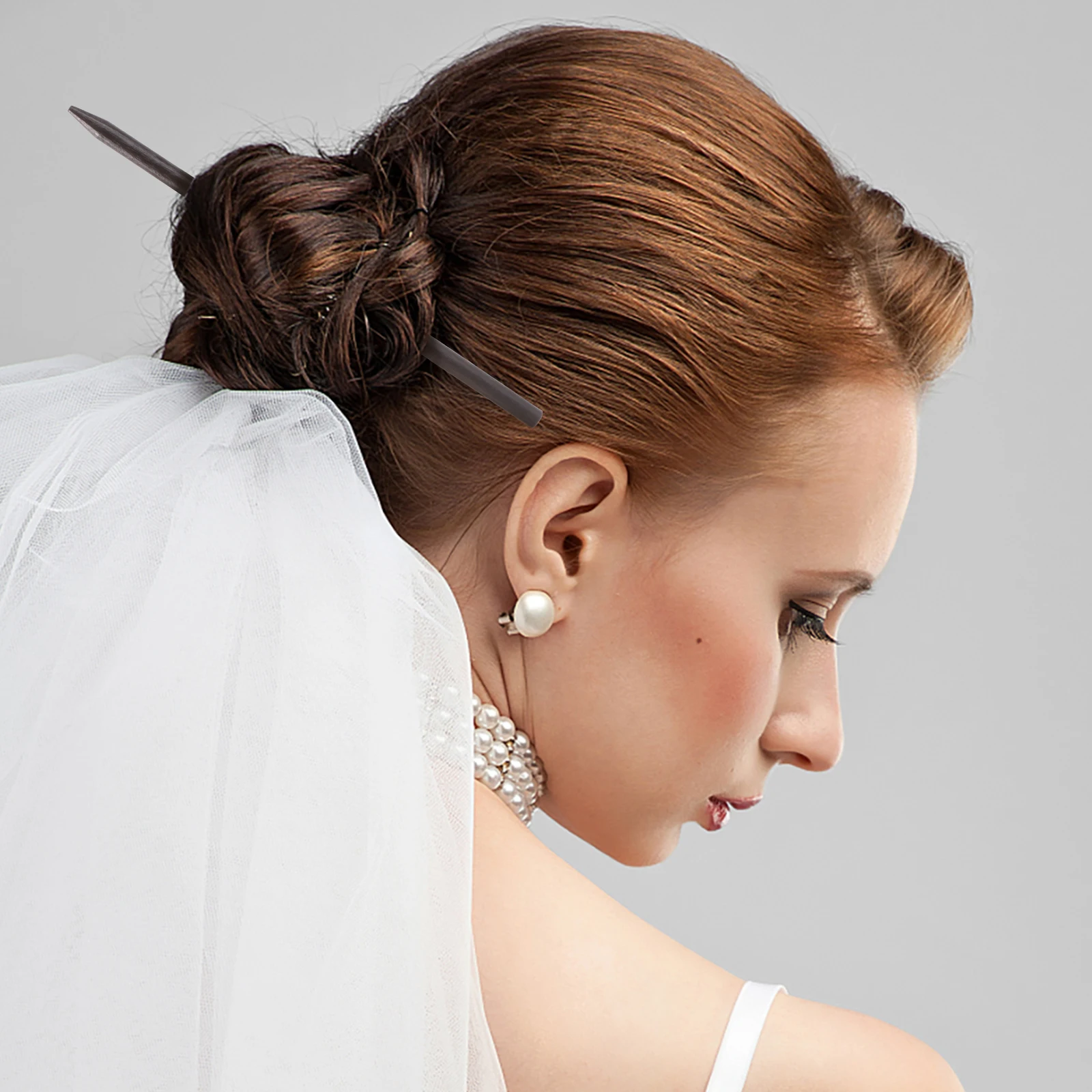 

20pcs Wooden Hairpins Straight Tapered Sticks Sleek Plain Bobby Pins Women Chopsticks Smooth Shining Hair Accessories