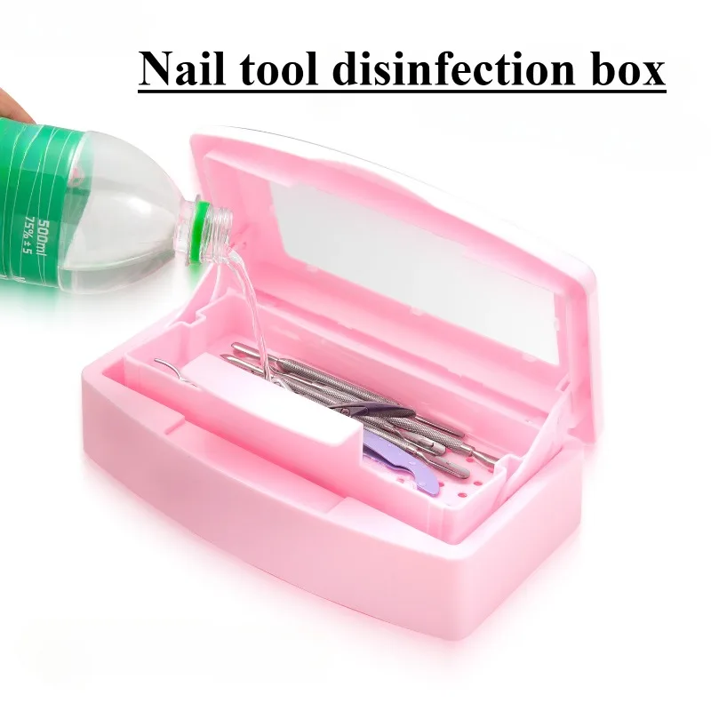 Nail Prosthetic Sterilizer Tools Disinfection Tray Instruments Storage Nails Material Sterilizing Manicure Sterilization Box