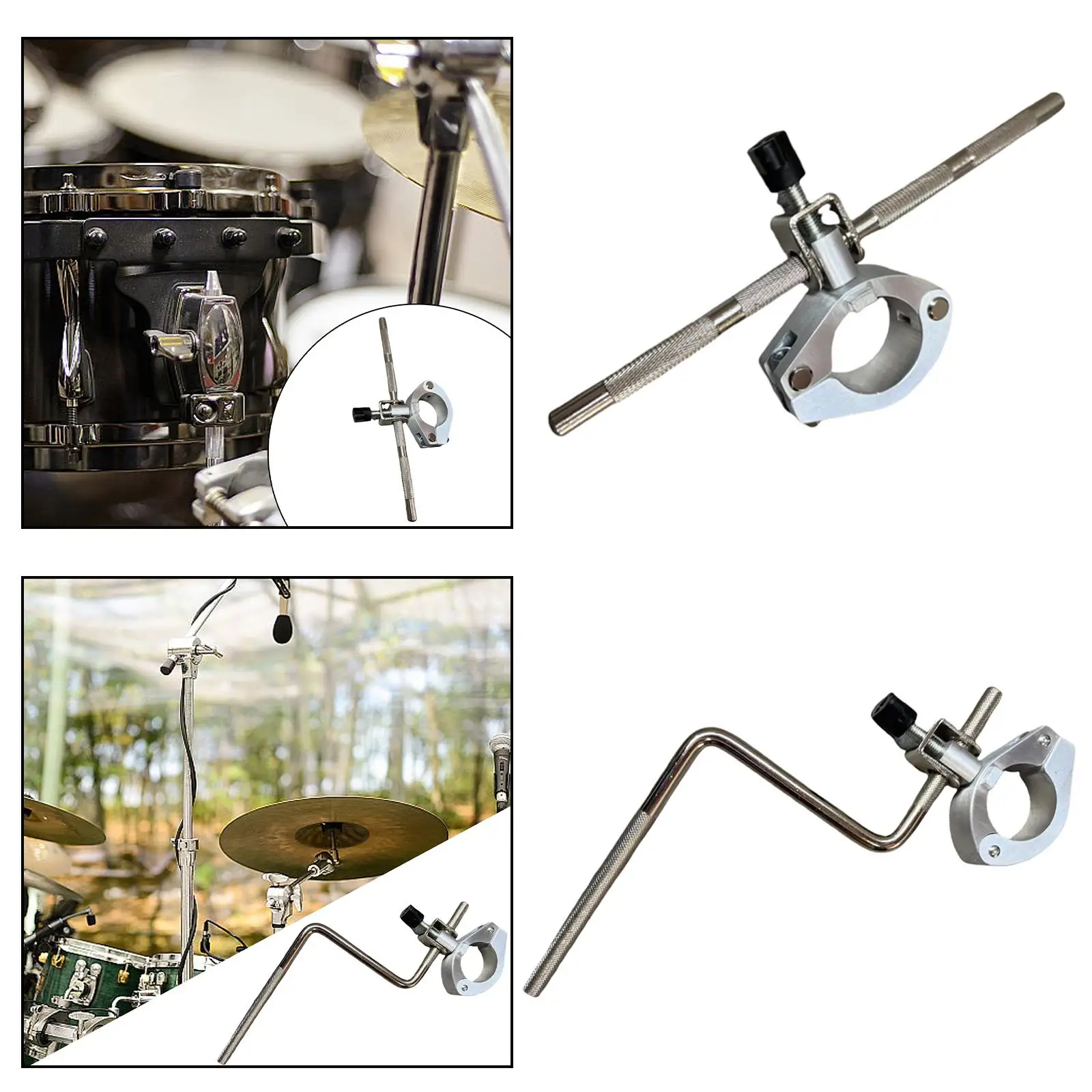 

Зажимная система барабанной стойки Аксессуары для барабанных станков Портативный прочный аппаратный зажим для тарелки