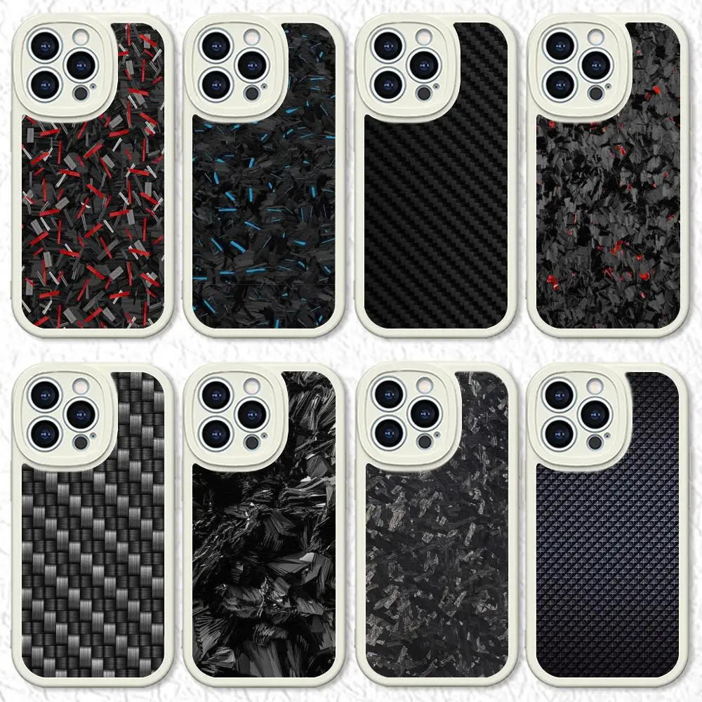 Carbon & Forged Carbon Fiber MAISTO Phone Case Lambskin Case For Iphone 16 15 14 13 11 12 Pro Max Xr X Xs 8 7 Plus