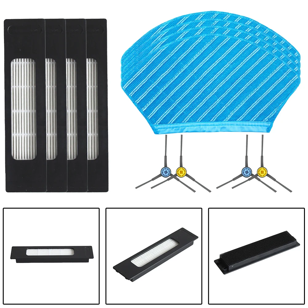 

Mop Cloth Side Brush Filter Kit For Eureka NER700 Parts Accessories Sweeping Cleaning Tools Replaceable Accessories