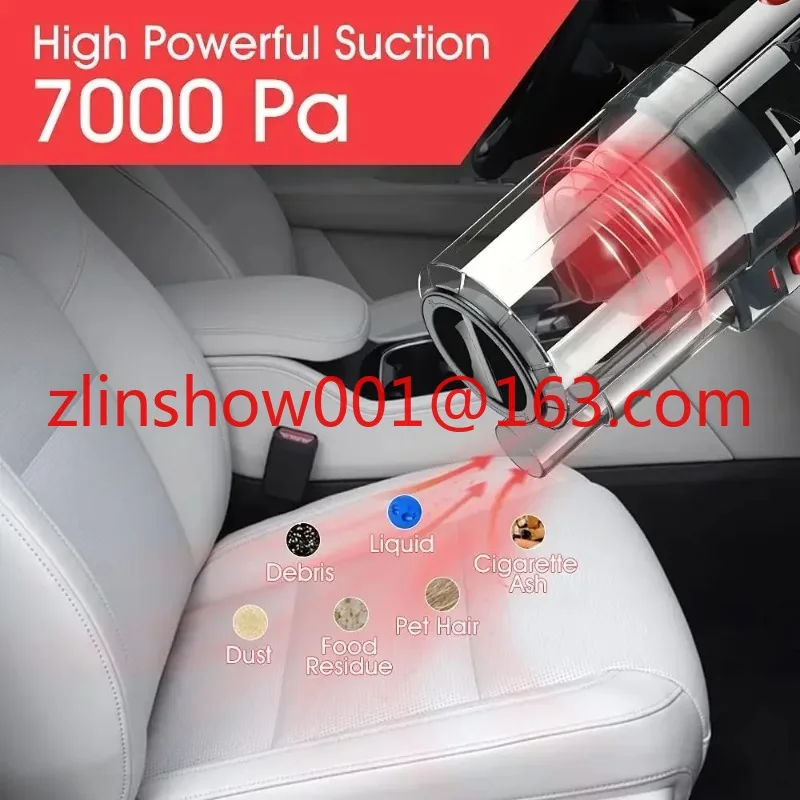 

High power vacuum cleaner with multi function wired portable car vacuum cleaner