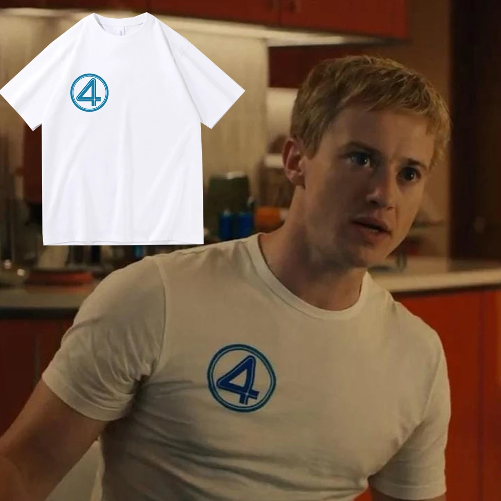 

Fantastic Four COSPLAY T-shirt Harajuku O-neck Casual Shirt Gift