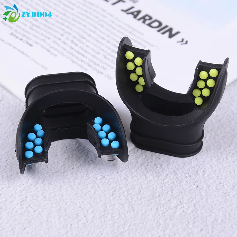 

●1Pc Scuba Diving Silicone Mouthpiece Tab Replacement Regulator Snorkel Comfort Fit Mouth Piece For Men Women