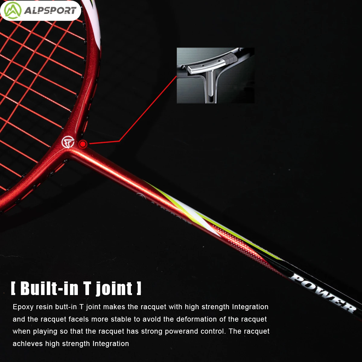 ALPSPORT POWER 3U G5 Full Carb - đánh giá và giá Badminton Racket Carbon