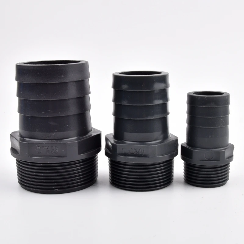 حجم كبير O.D 16 ~ 50 مللي متر إلى 1 "~ 2" ذكر الموضوع معبد موصل خرطوم حديقة محول أنابيب الري خرطوم لينة المشتركة اكسسوارات