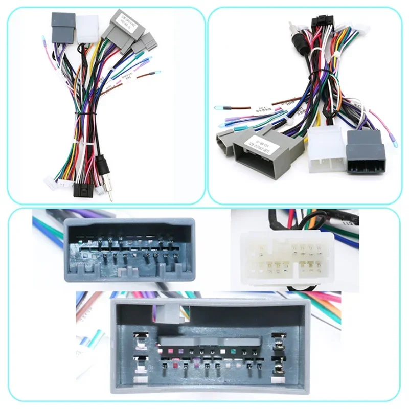 Android Car Radio Canbus Box Decoder Wiring For HONDA CIVIC 2012/ CRV 2012-2016 16pin Harness Adapter Power Cable