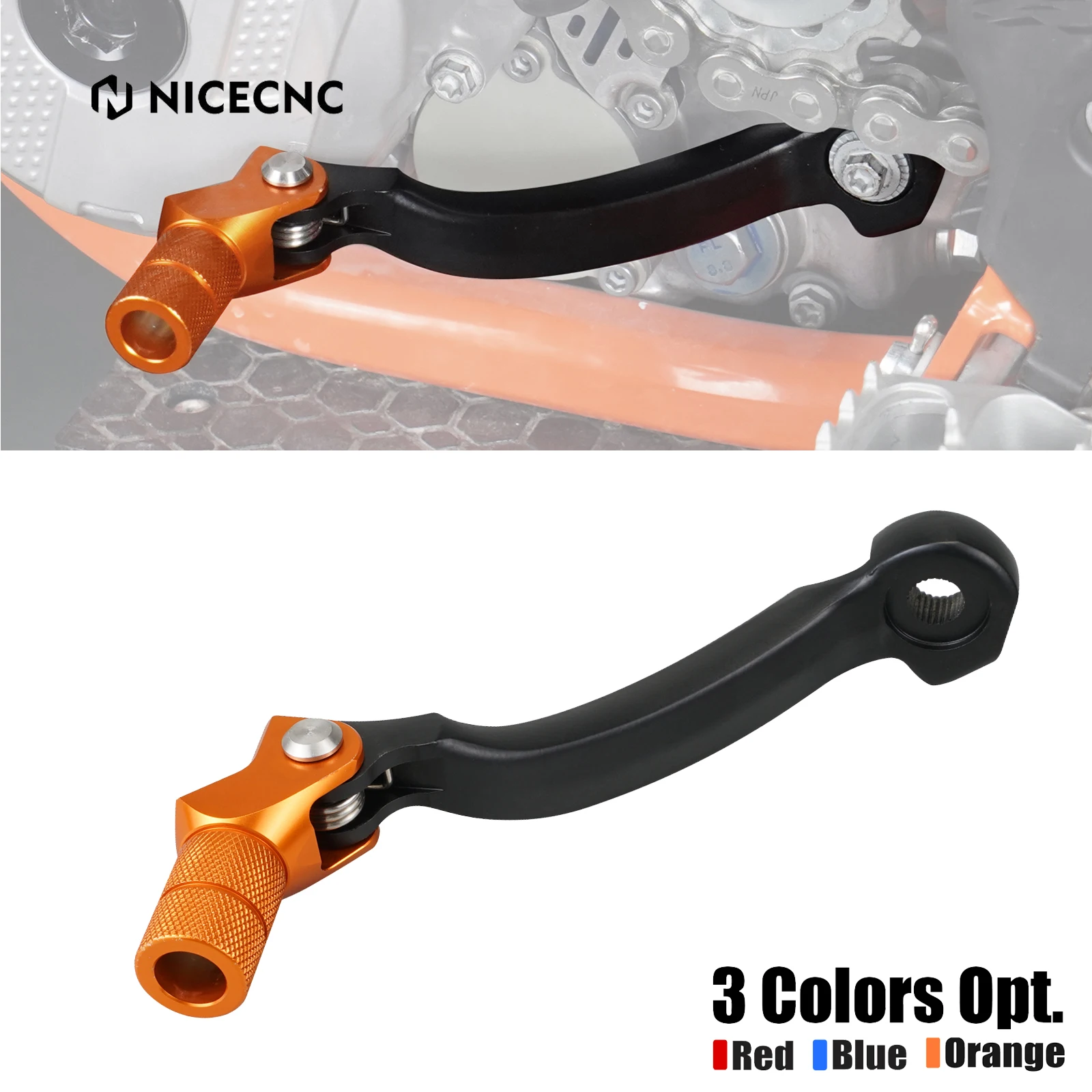 

NICECNC For KTM EXC 300 TPI EXC 250 EXCF 350 SX 125 SXF 250 SXF 450 XC XCF XCW XCFW Six Days 2004-2023 Forged Gear Shift Lever