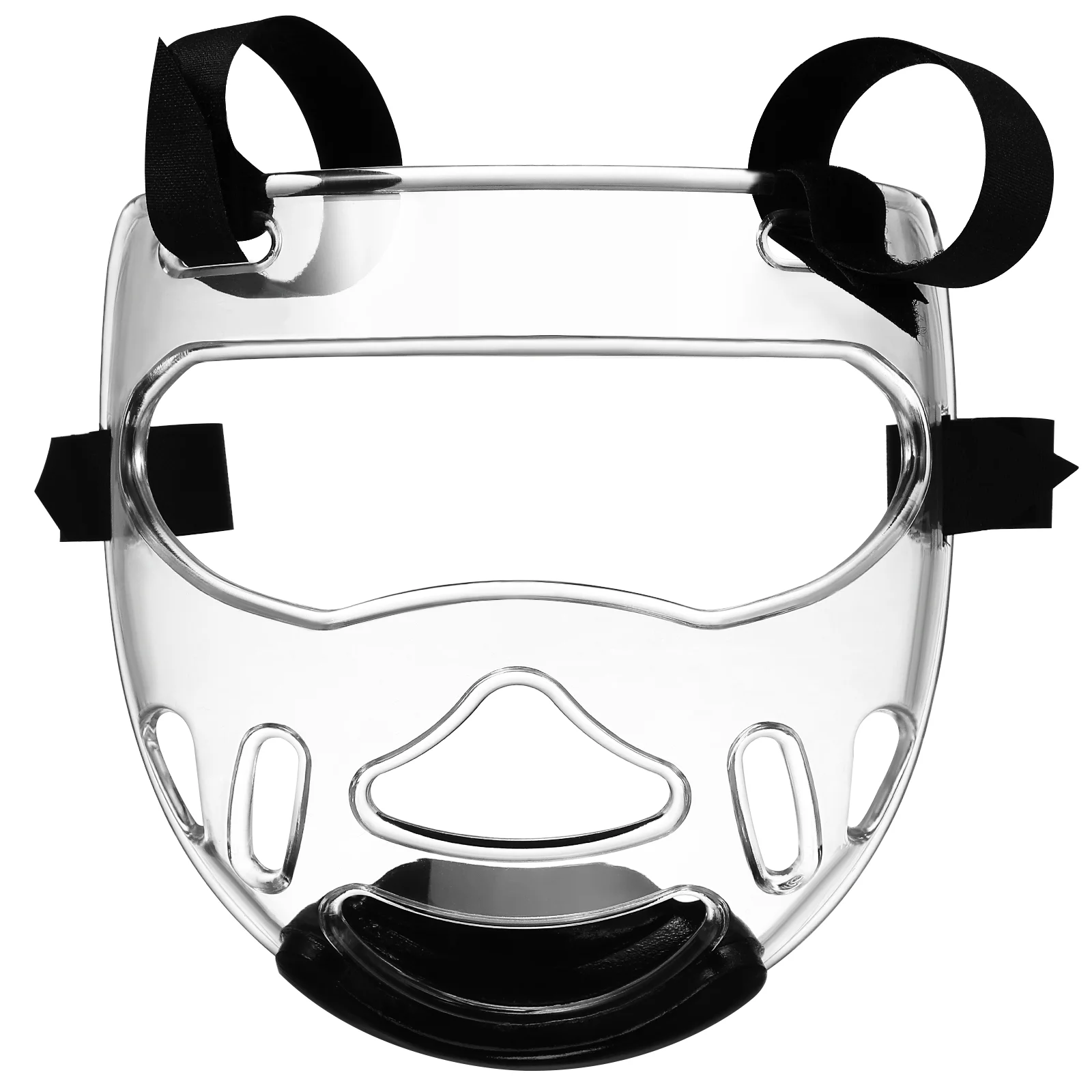 

Taekwondo Mask Transparent Face Cover Detachable Protector Sparring Gear Portable Boxing Kickboxing Guard