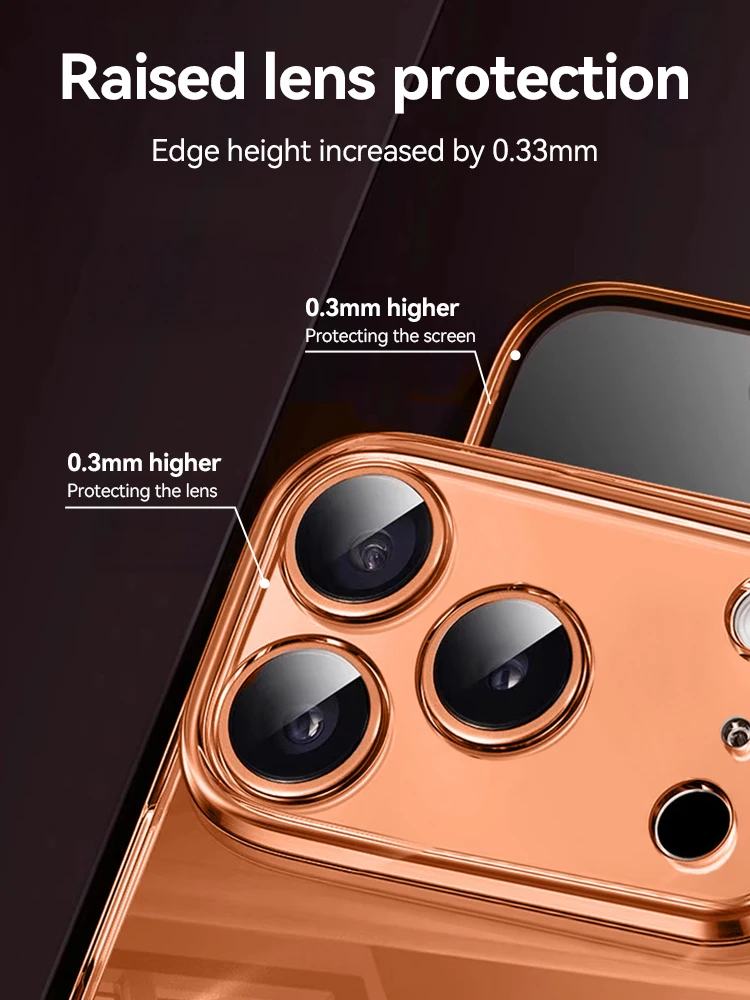 حافظة شفافة من Joyroom لهاتف iPhone 17 Pro Max، غطاء شفاف مضاد للسقوط، غير أصفر، مقاوم للصدمات، غطاء نحيف للغاية لحماية الشاشة #2