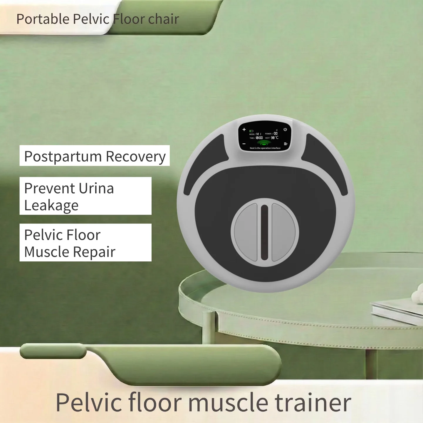 

Женский электрический аппарат для подтяжки тазового дна, напольное кресло elvic, тренажер для мышц, стимуляция мышц недержания