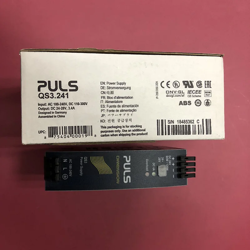 Germany PLUS Pulse QS3.241 Switching Power Supply Brand New Genuine Fake One Penalty Ten