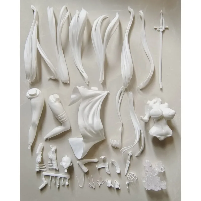 New Anime GK Selvaria Bles Kawaii Figure Resin DIY Assembly White Model Toys Doll Ornament Gifts