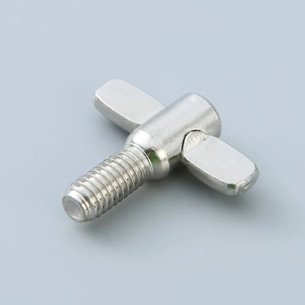 

10 Pcs Drum Rack Accessories Hardware Cymbal Fastener Wing Screw Top Screws Aluminum Alloy Kit for