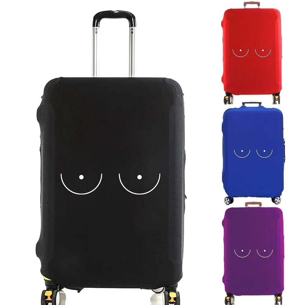 Luggage Cover Suitcase Protector Chest Printing Thicken Elasticity Dust Cover Anti-Scratch 18-32 Inch Trolley Travel Accessories