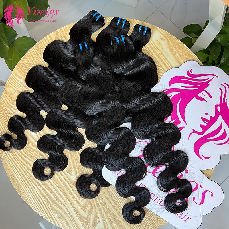 

Yiwigs 16A Пучки объемных волн Бразильские пучки волос 100% необработанные пучки человеческих волос от 10 до 30 дюймов Наращивание волос Уток