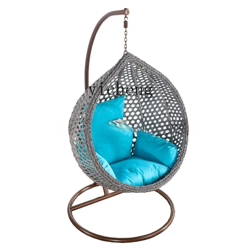 YZ-10  Internet celebrity Indoor Balcony Hanging Chair Rattan Chair Swing iving Room azy Nest Hammock Cradle