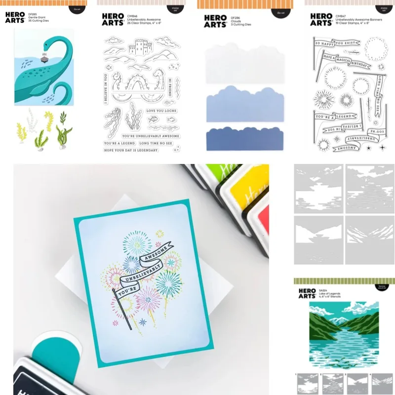 Nouvel Arrivage 2026 : Tampons et Matrices Gentle Giant pour Scrapbooking, Décoration de Journal, Pochoirs et Pochoirs de Gaufrage pour Cartes de Vœux DIY Faits Main