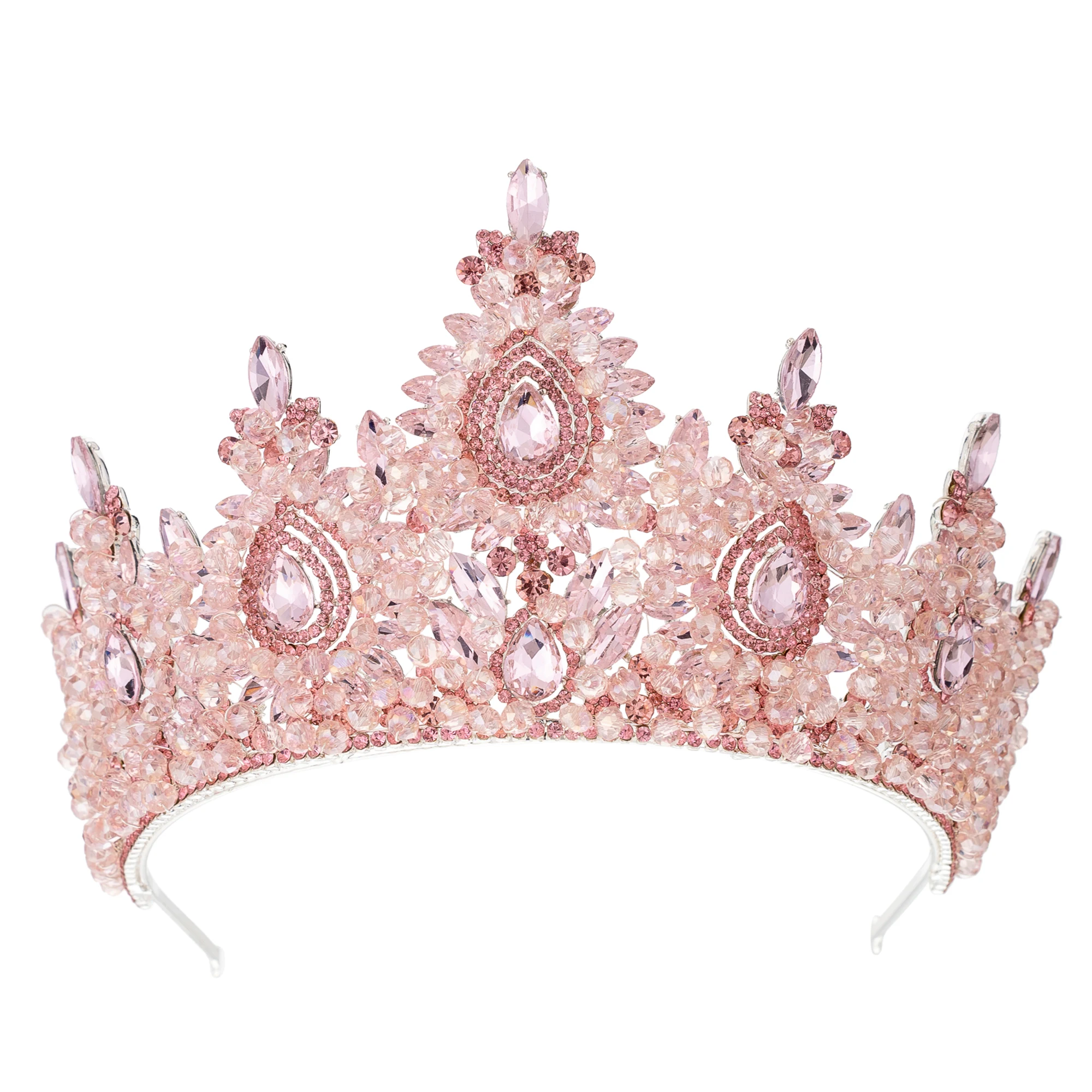 

Crystal Queen Crowns For Women Princess Bridal Tiara Crown For Wedding Pageant Bride Headpiece Party Prom Hair Jewelry Headdress