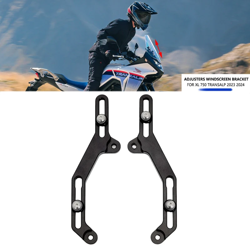 

For Honda XL750 Transalp 750 XL 750 TRANSALP750 2023 2024 Motorcycle Adjustable Windscreen Wind bracket