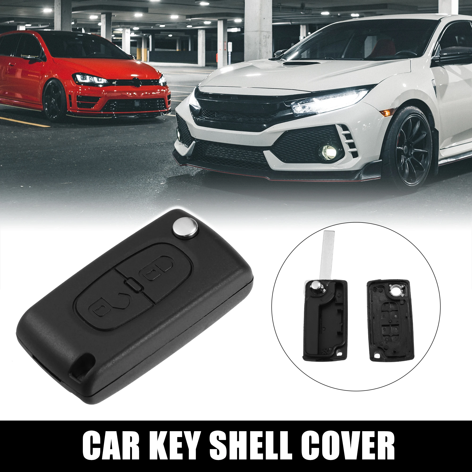 uxcell Car Remote Key Fob Shell Tool for Citroen C2/3/4/5/6/8 for Peugeot 206/207/208/307/308/407/408/607/807/2008/3008/5008