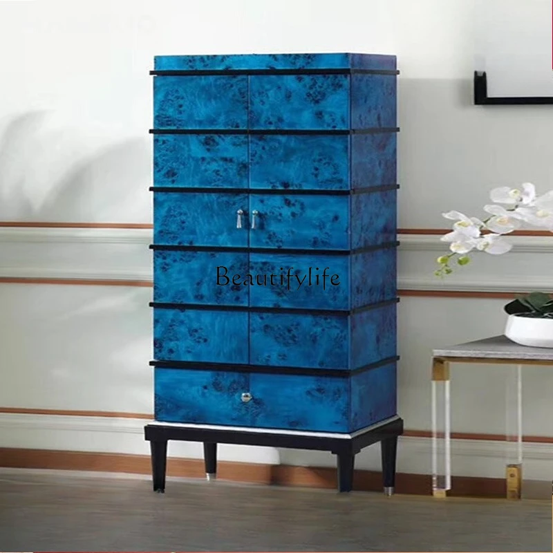 

Light luxury foyer, entrance cabinet, living room corridor, American high shoe cabinet