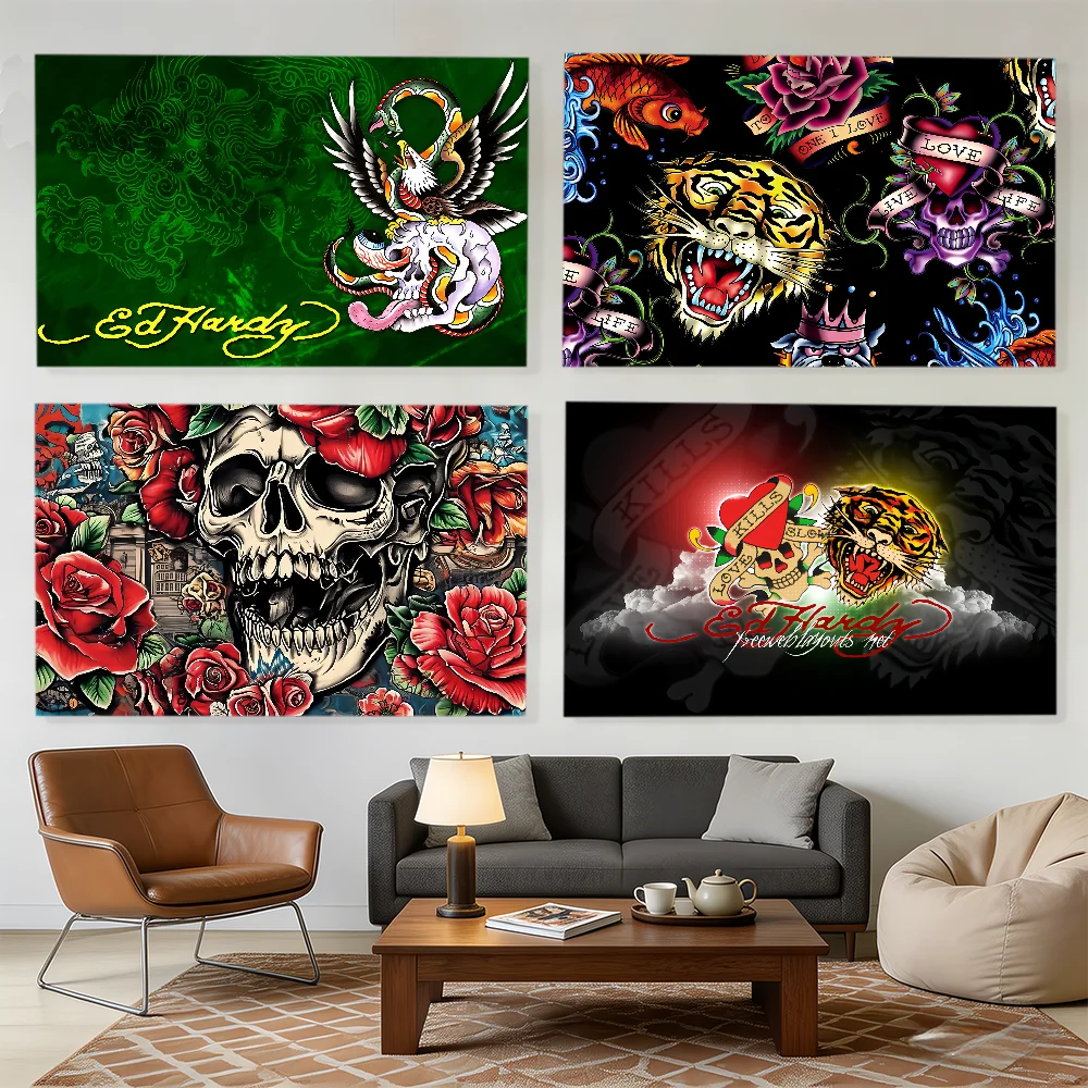 Fashion E-Ed H-Hardy-Y flag Decorative Banners Suitable For Outdoor Camping Family Parties And Garden Walls Gift