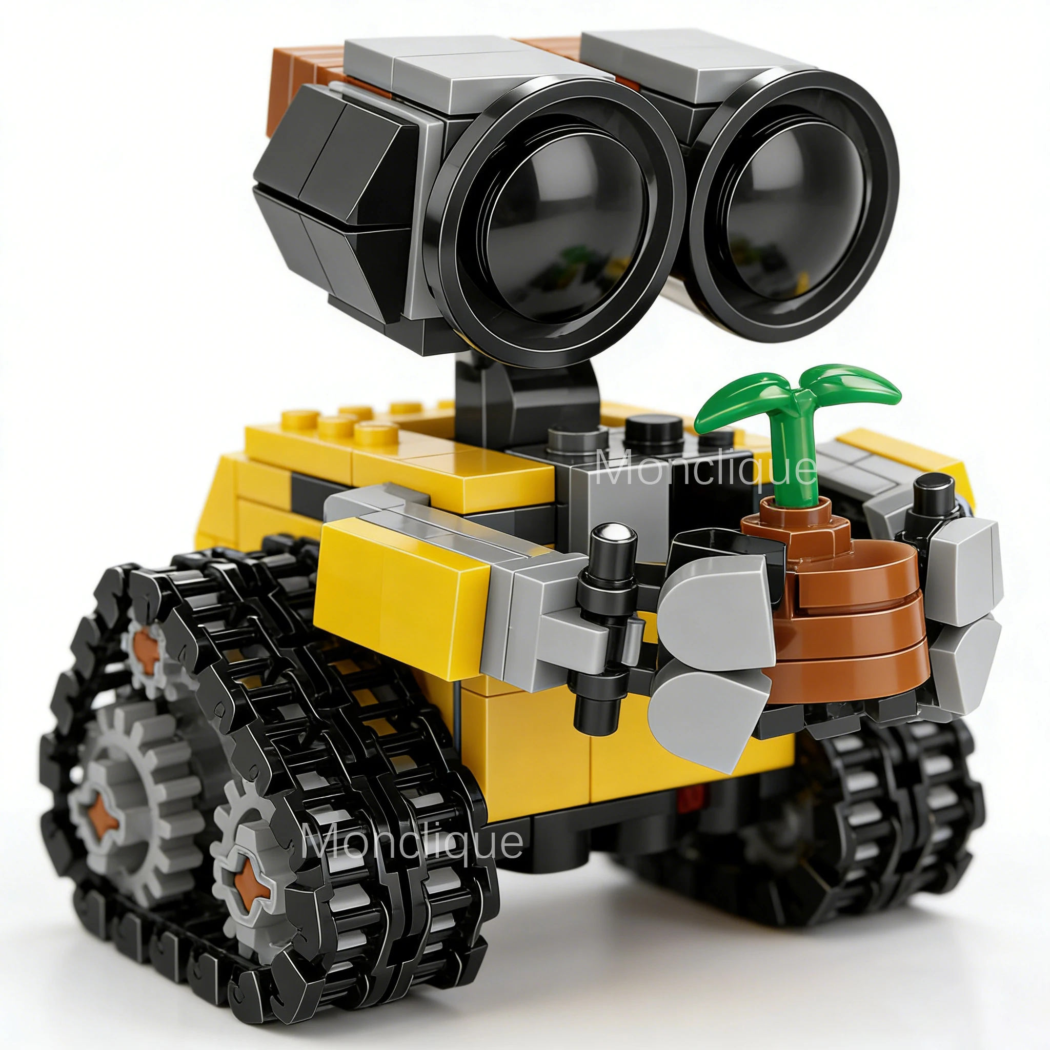 

Space Mini Robot MOC Building Bricks Toys 217Pcs Tracked Bot Model Classic Movie Sci-Fi Blocks Dolls Friends and Adult Gifts