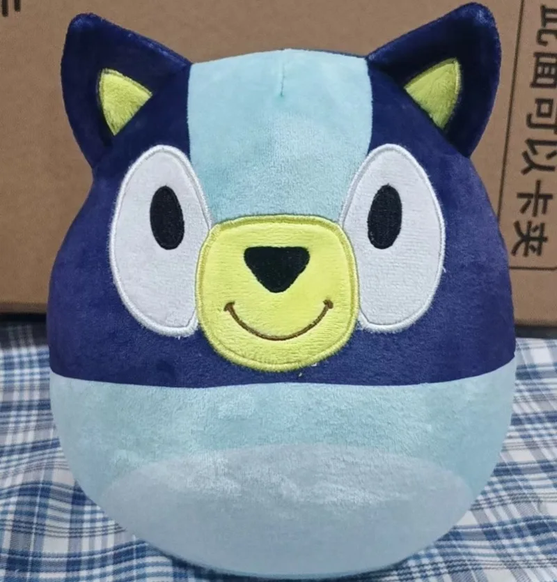 New Cartoon Bluey Bingo Family Anime Peripheral Plush Toy Cute Bluey Puppys Doll Pillow Back Pillow Childrens Plushs Doll Adults