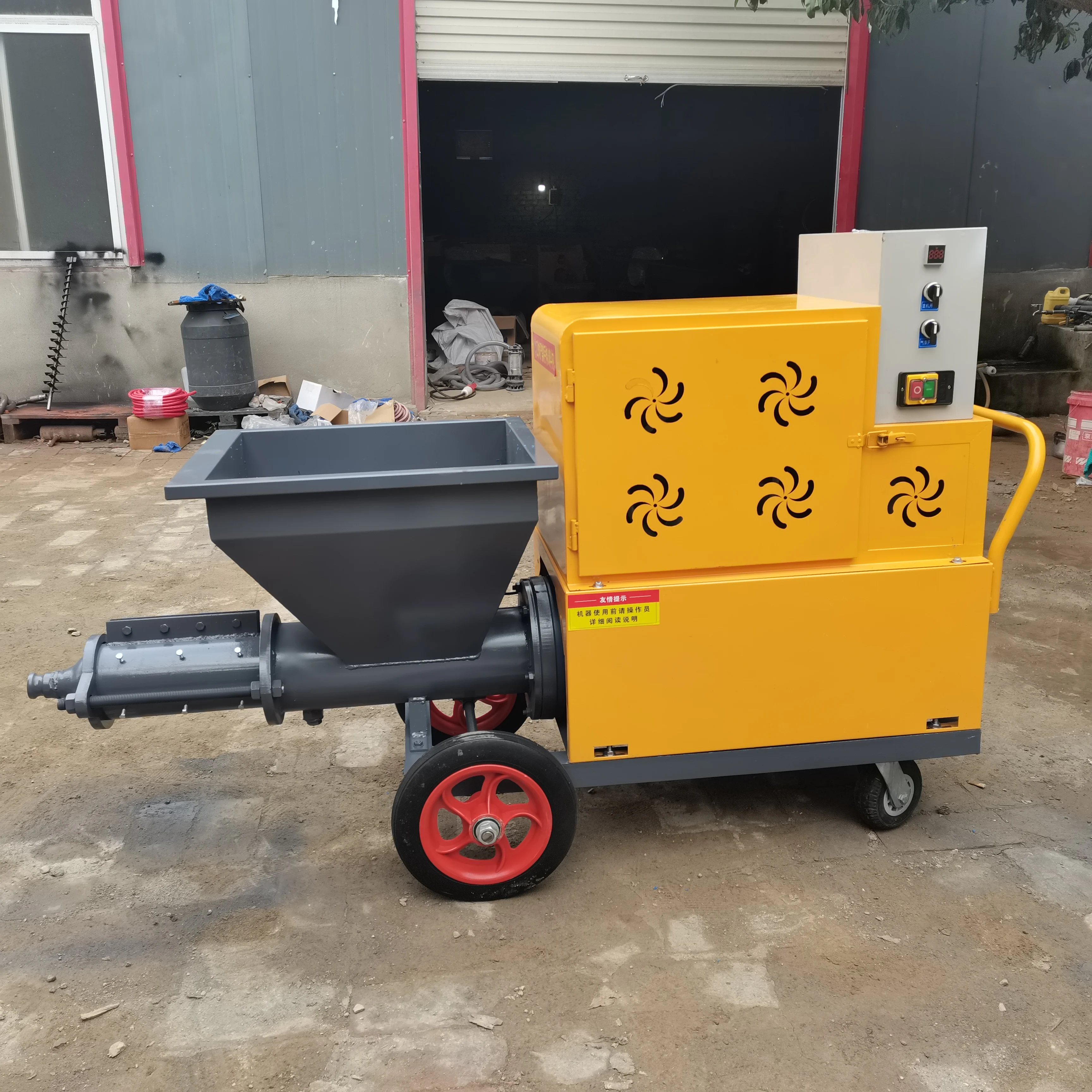 

Cement Mortar Spraying Machine 311 511 711 Electric Mortar Sprayer Factory Supply