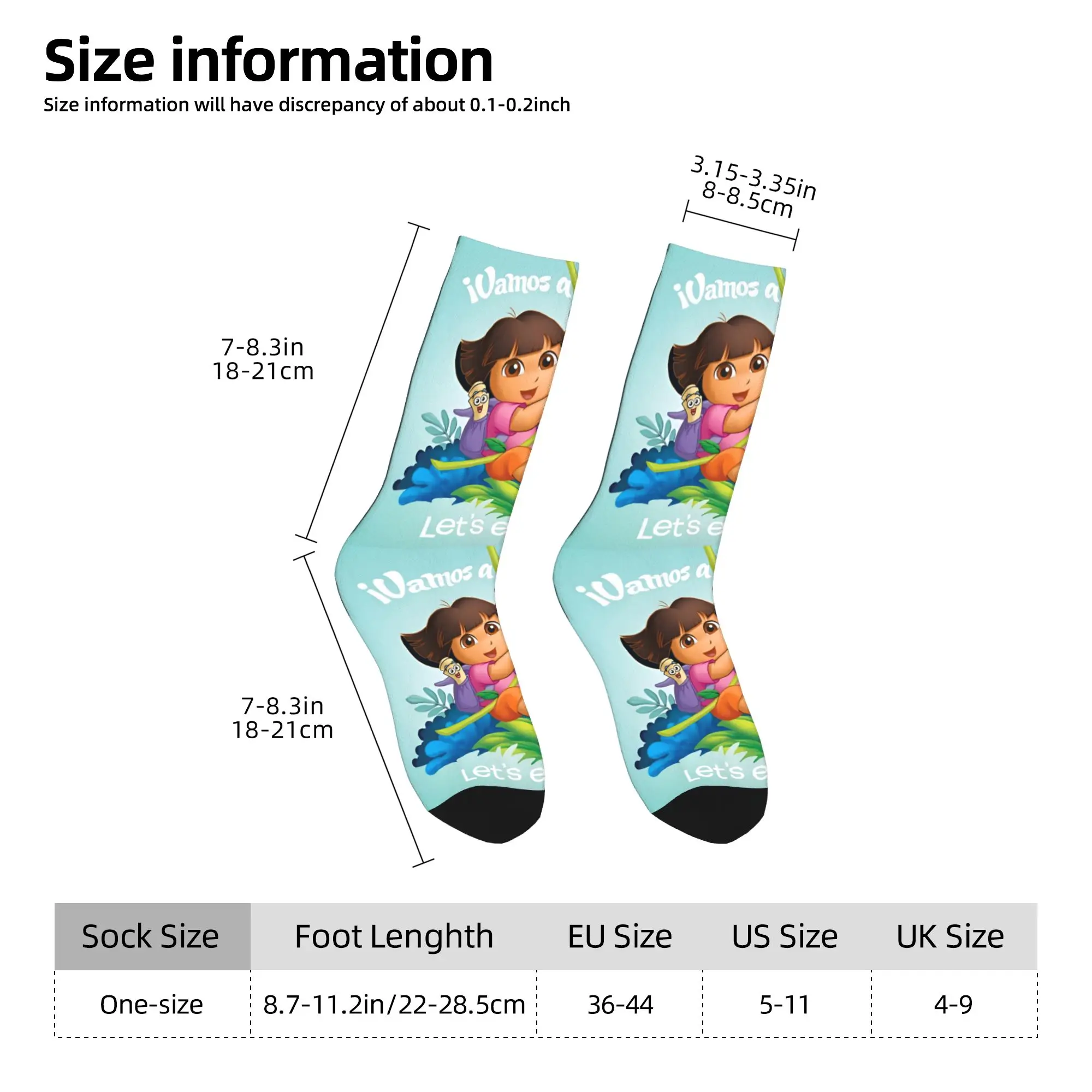 Men Socks D-Doras The Explorer  Stockings Non Slip Soft Breathable Socks Autumn Gothic Design Running Socks