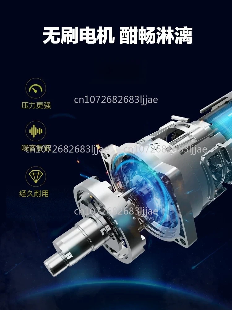 WU623 household wireless high pressure cleaner portable rechargeable water pump lithium battery car wash water gun
