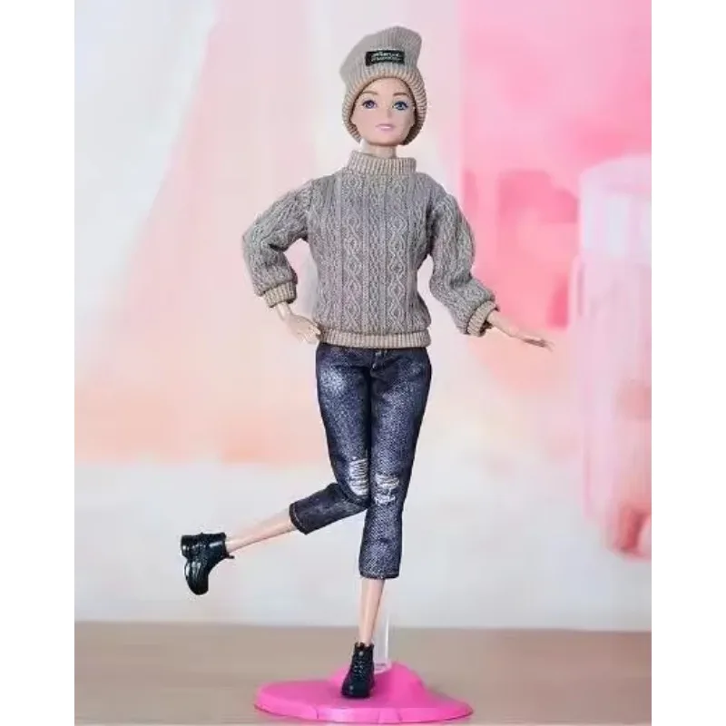 Acessórios de brinquedo presente calças chapéus roupas ternos tops para suas bonecas BB FR escala 1/6 BBIKG05