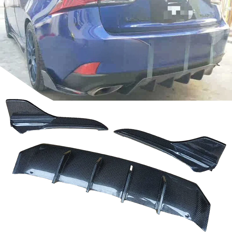 

New Carbon Fiber Bodykit Rear Diffuser Lip for Lexus IS IS300 2013-2019