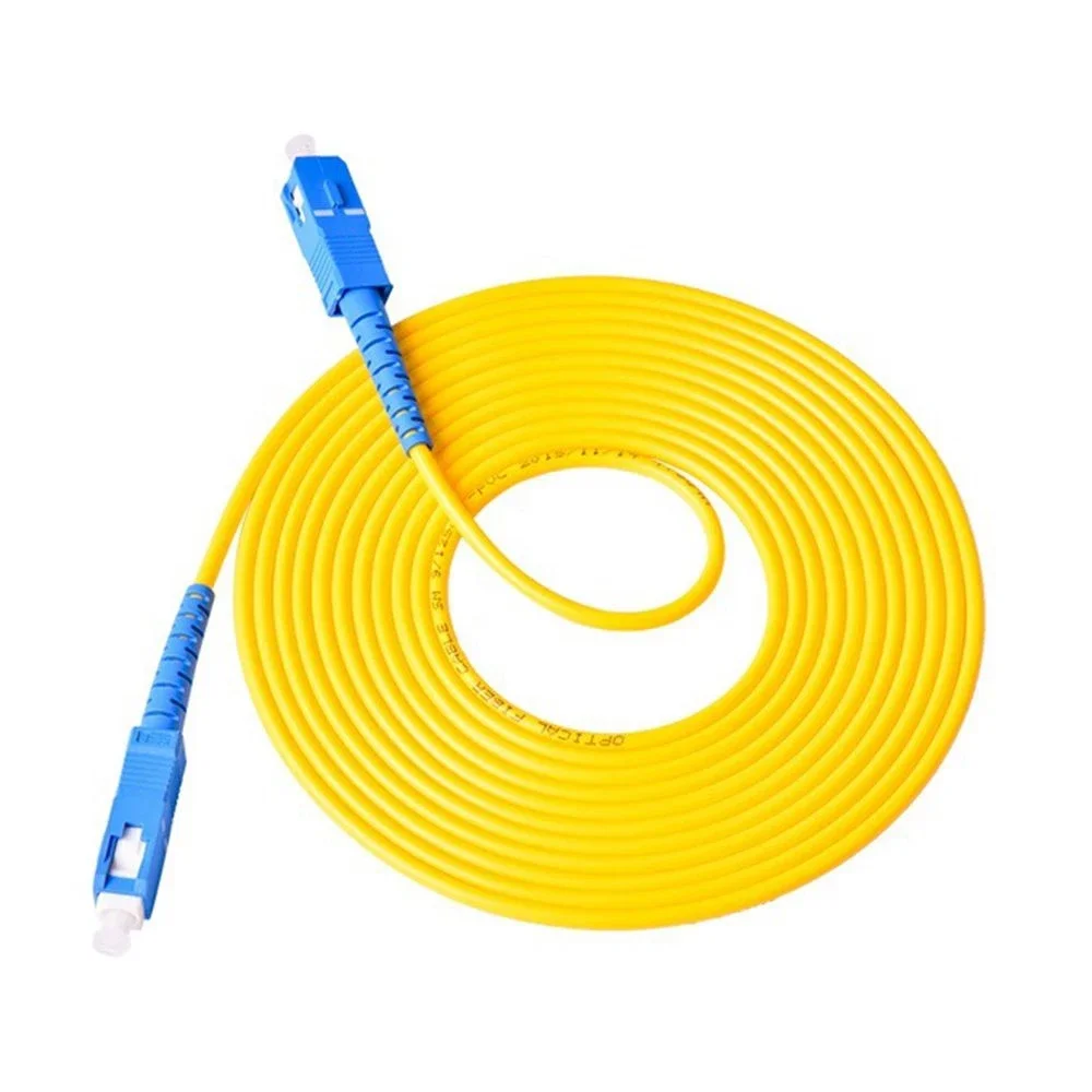 SM SX 3mm 1M 3M 5M 10M 15M 20M 30M 9/125um 30 Meters Fiber Optic Jumper Cable SC/PC-SC/PC Fiber Optic Patch Cord