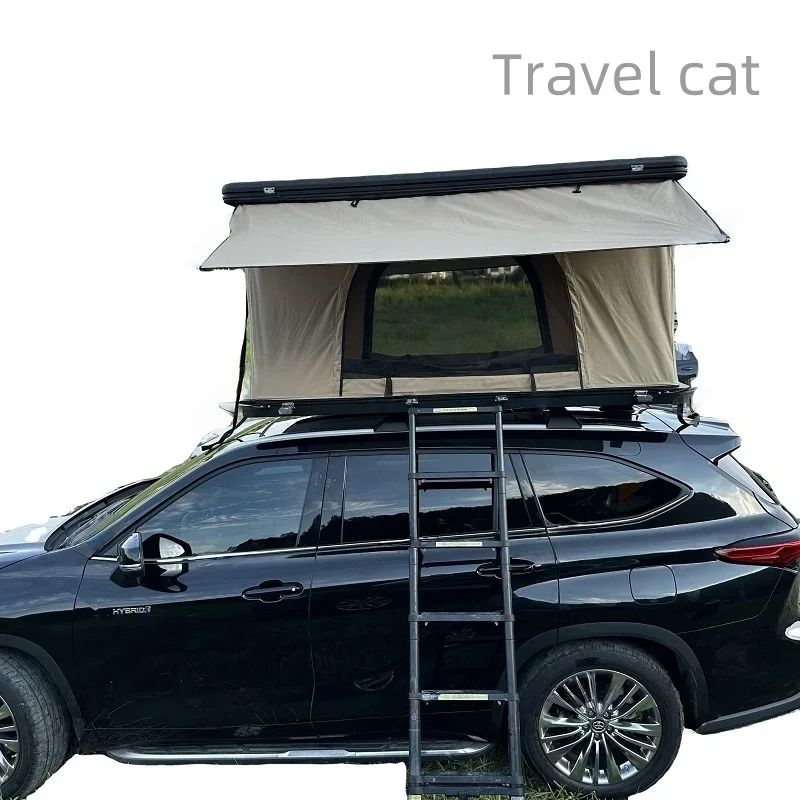 Hot Sale Portable Folding Waterproof Car Rooftop Tent for Camping and Sun Protection for Off-Road Cars and Sedans