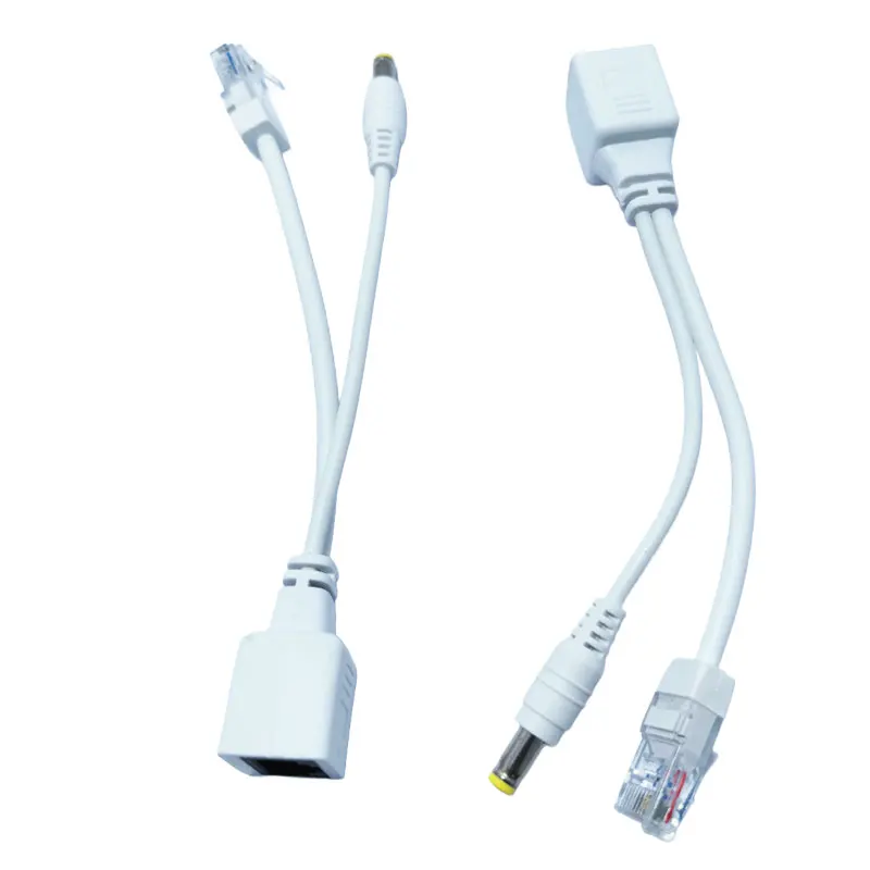1/2/5Pairs Passive POE Splitter Injector Cable 12V DC RJ45 Ethernet Adapter for IP Camera Non‑Standard POE Power Cord
