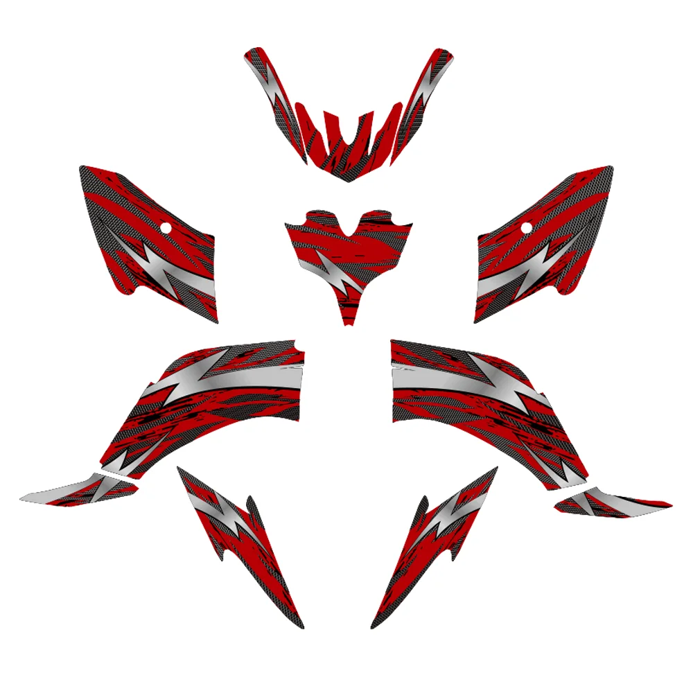 New Style Decals Sticker Graphics Kits Customize Fit For Raptor125 Raptor 250 YFM125 YFM250 ATV YFM 125 250
