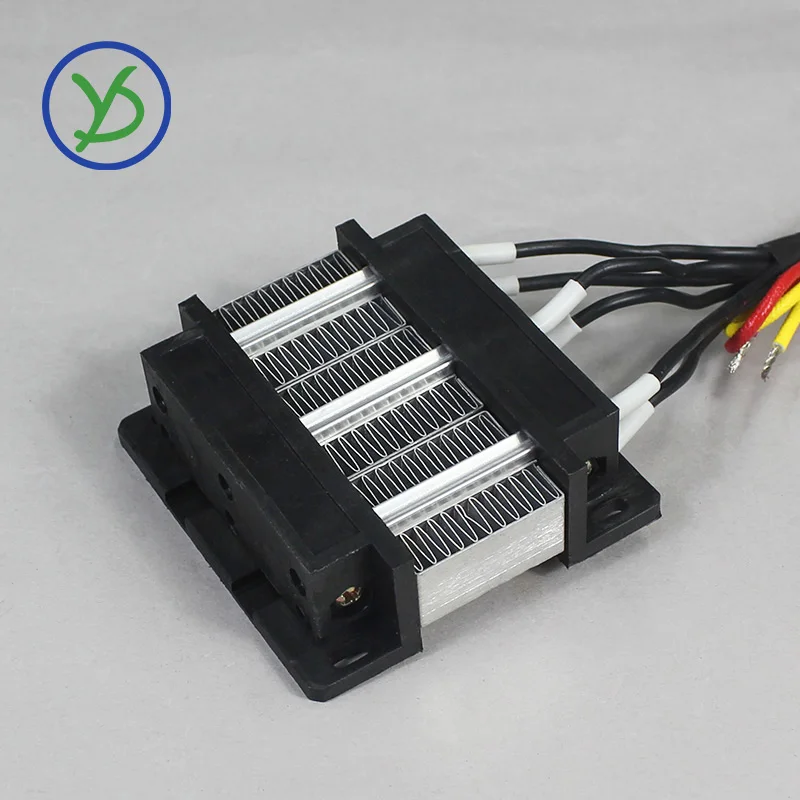 24V 200W Insulated PTC Ceramic Air Heater Incubateur Chauffant Electric Heater Automatic Thermostat Heating Element 31A3 75*76mm