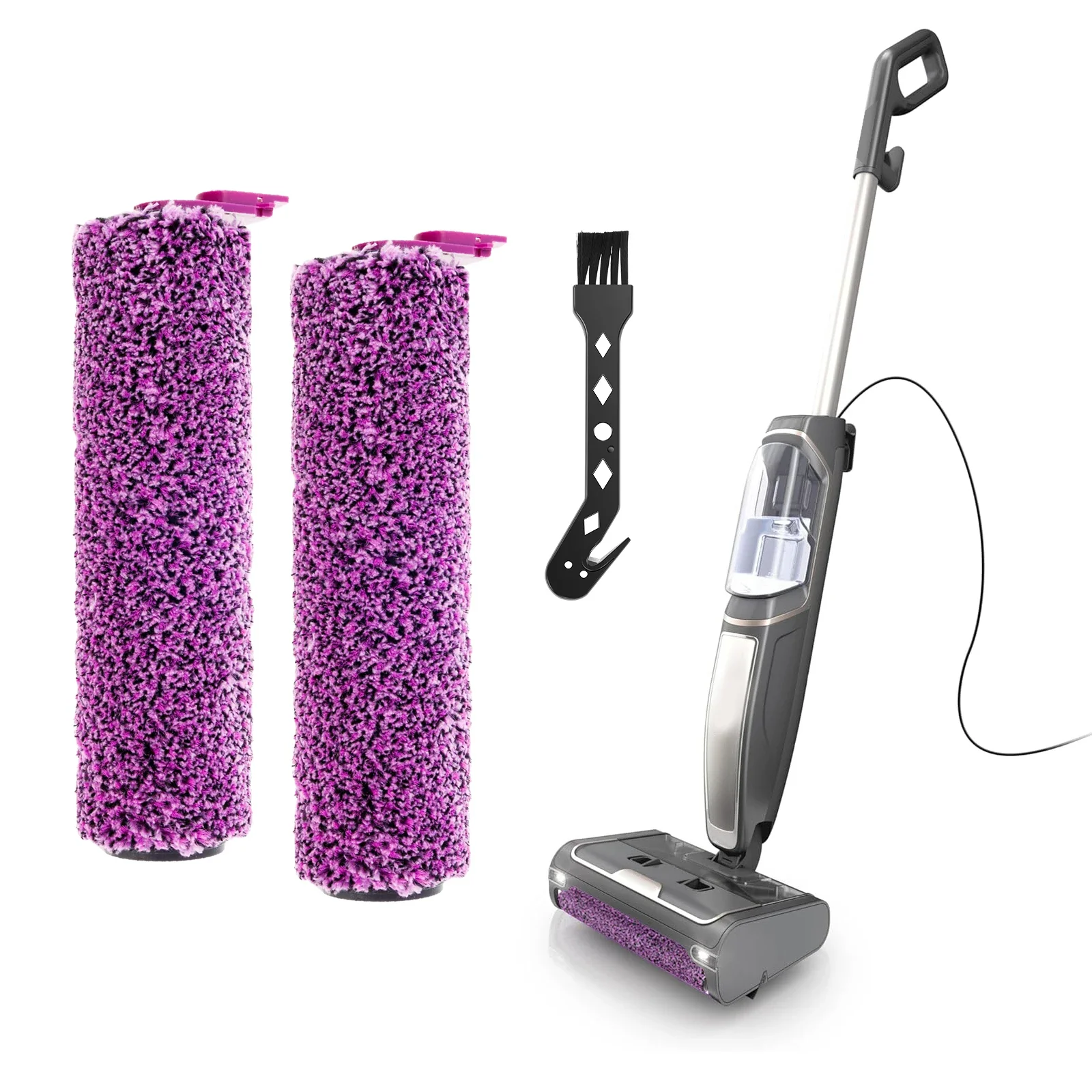 

Комплект роликовых щеток: эффективная сменная роликовая щетка для пылесоса с чистящей щеткой, основной комплект для уборки полов дома