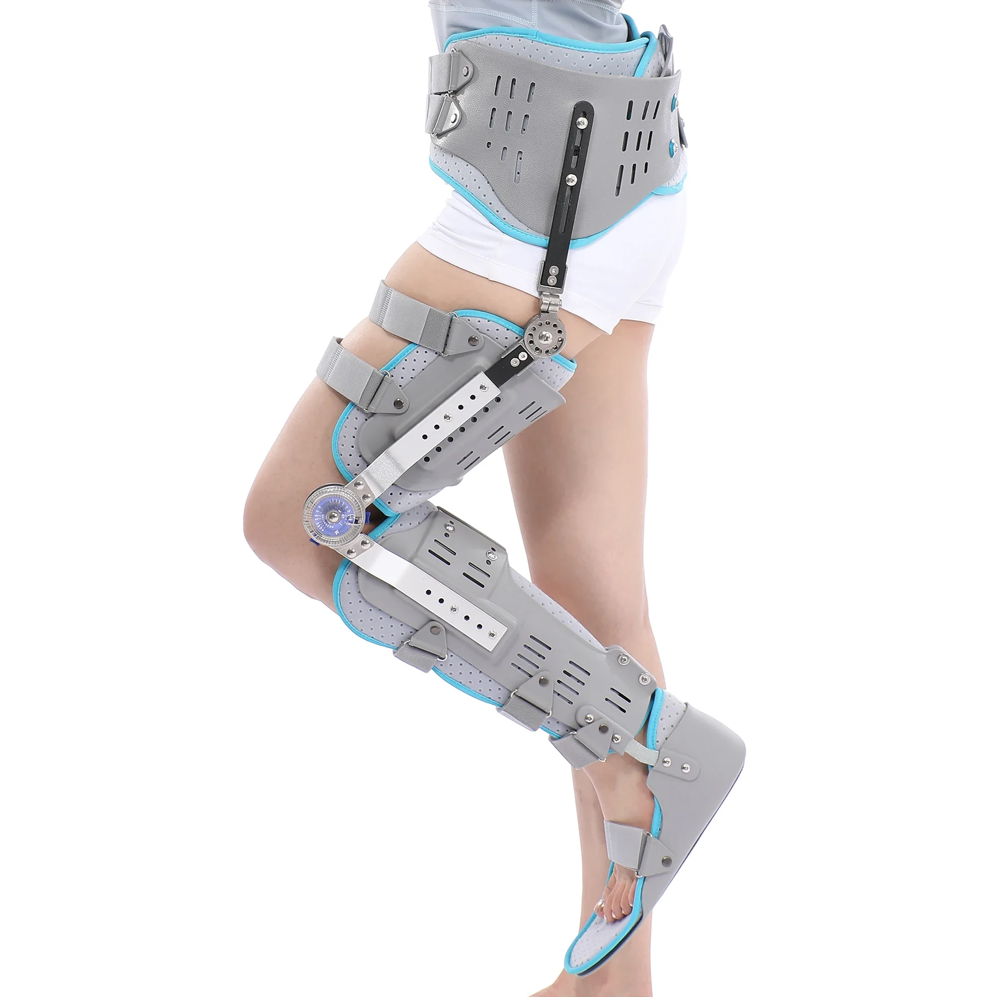 Adjustable Durable Ankle Foot Orthotic Brace Reusable Knee Hip Sacrum Waist Bracket Joint Fixation Rehabilitation Equipment Knee