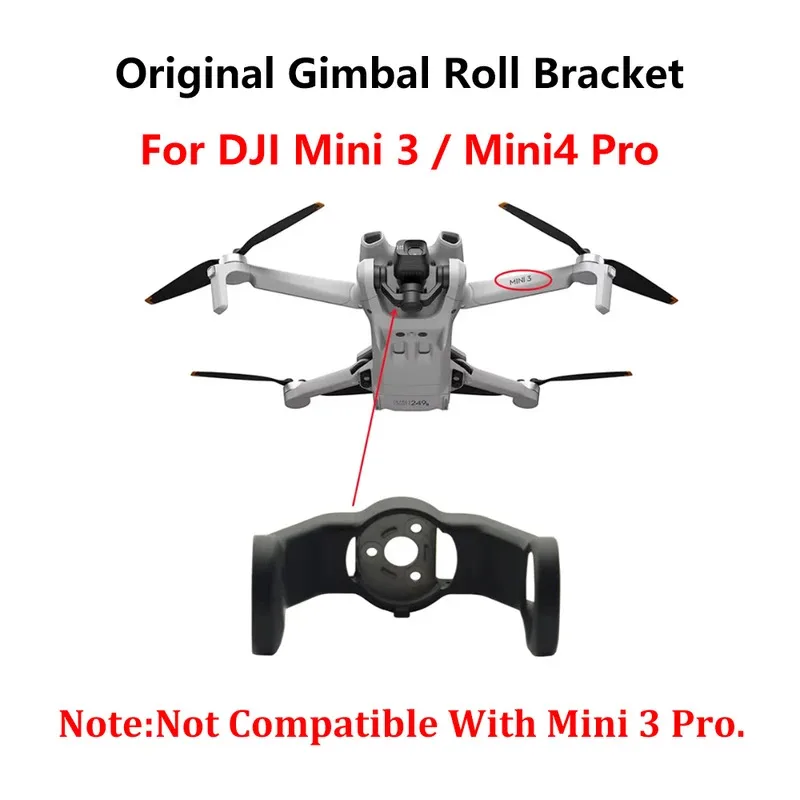 

Gimbal R-Axis Lower Bracket for DJI Mini 3/ 4 Pro Drone Roll Arm Repair Parts (Not Universal Mini 3 Pro)