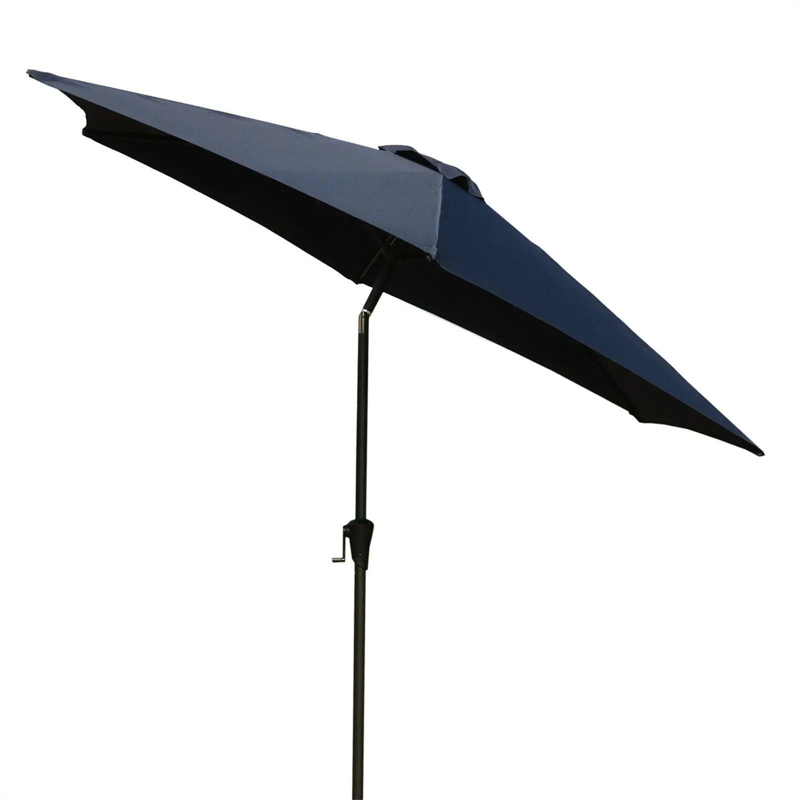 8.8 feet Outdoor Aluminum Patio Umbrella, Patio Umbrella, Market Umbrella with 33 pounds Round Resin Umbrella Base, Push Button