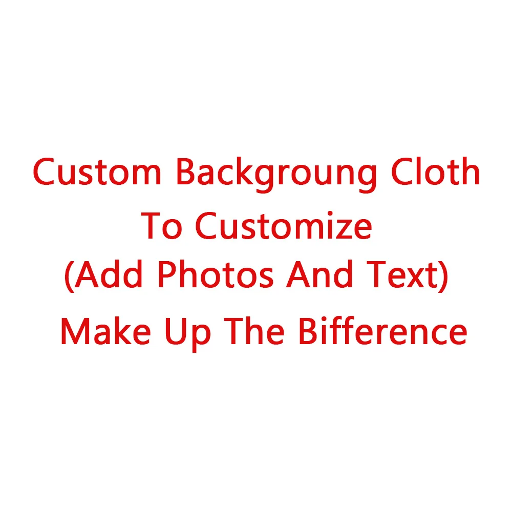 Customized Background Blueprints Customized (Add Photos, Text) Compensated Price Difference Photographic Decoration Background