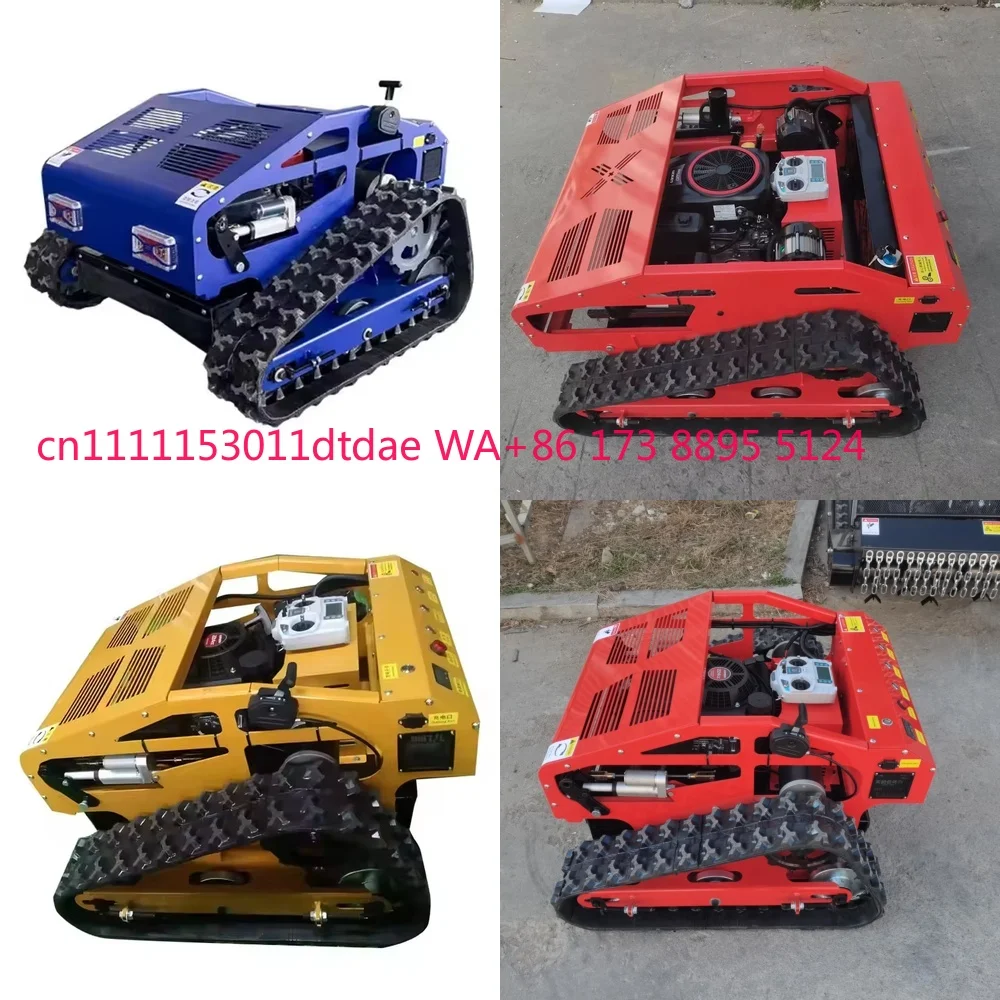 Remote Control Bush Hog for Ce Remote Control Grass Cutter Crawler Lawn Mower for Outdoor Landscaping Heavy   RC Tractor